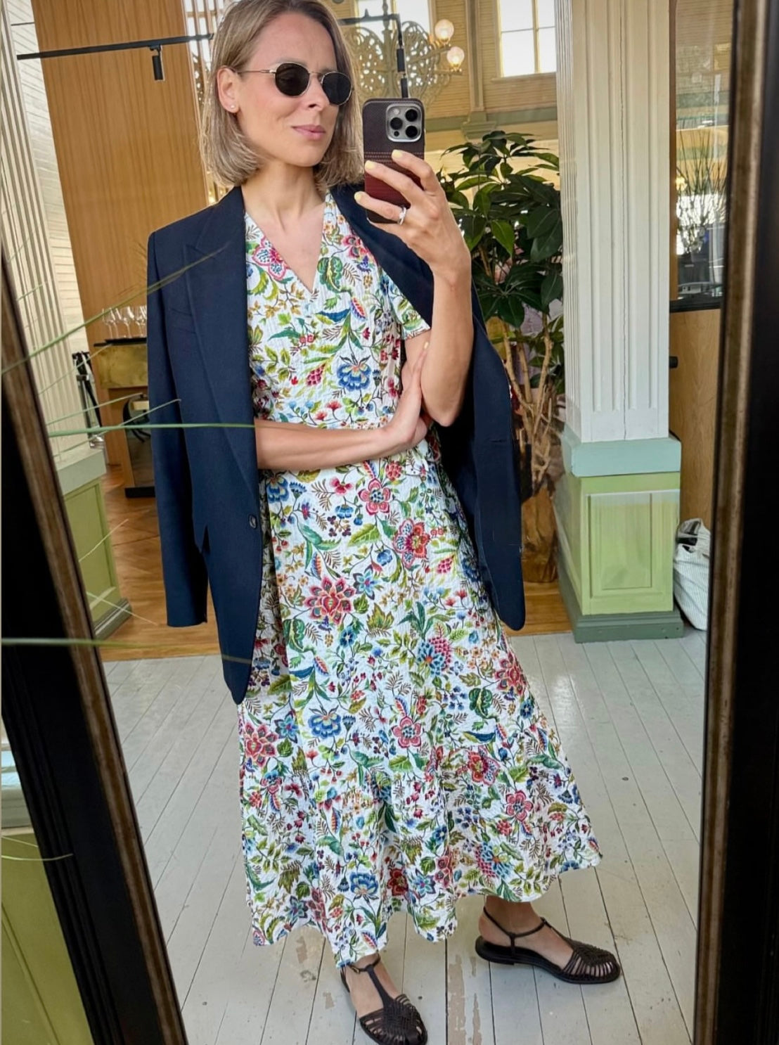 Gėlėta Suknelė Cecile atellalt