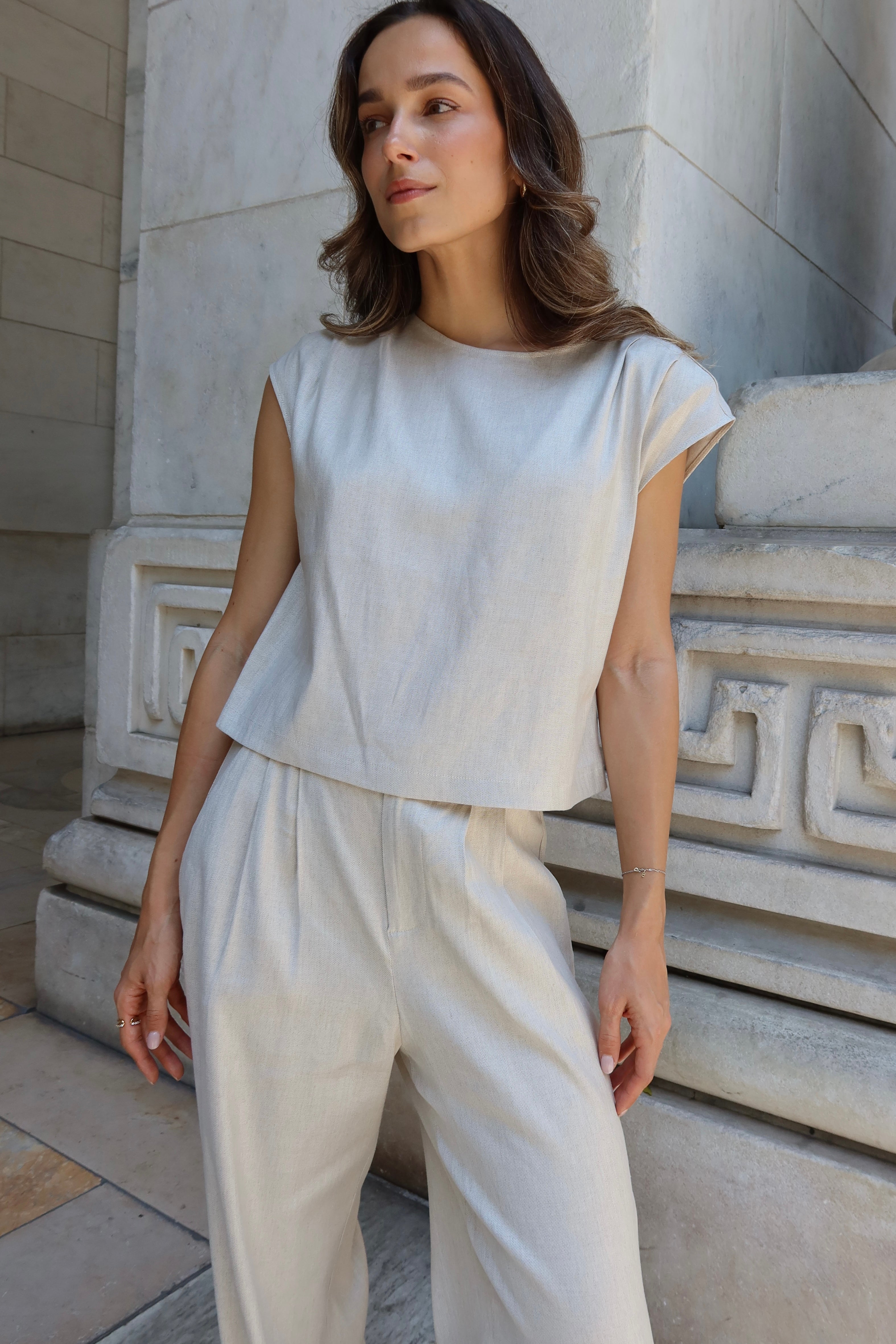 Smėlinė Palaidinė Emma Atella.lt