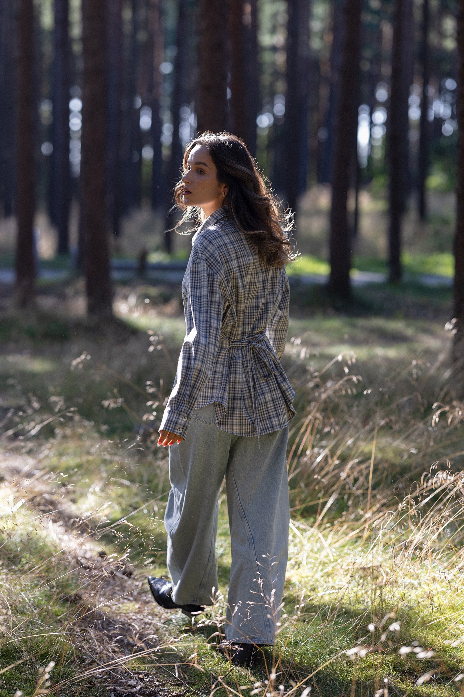 Pilki Languoti Marškiniai Hudson Atella.lt