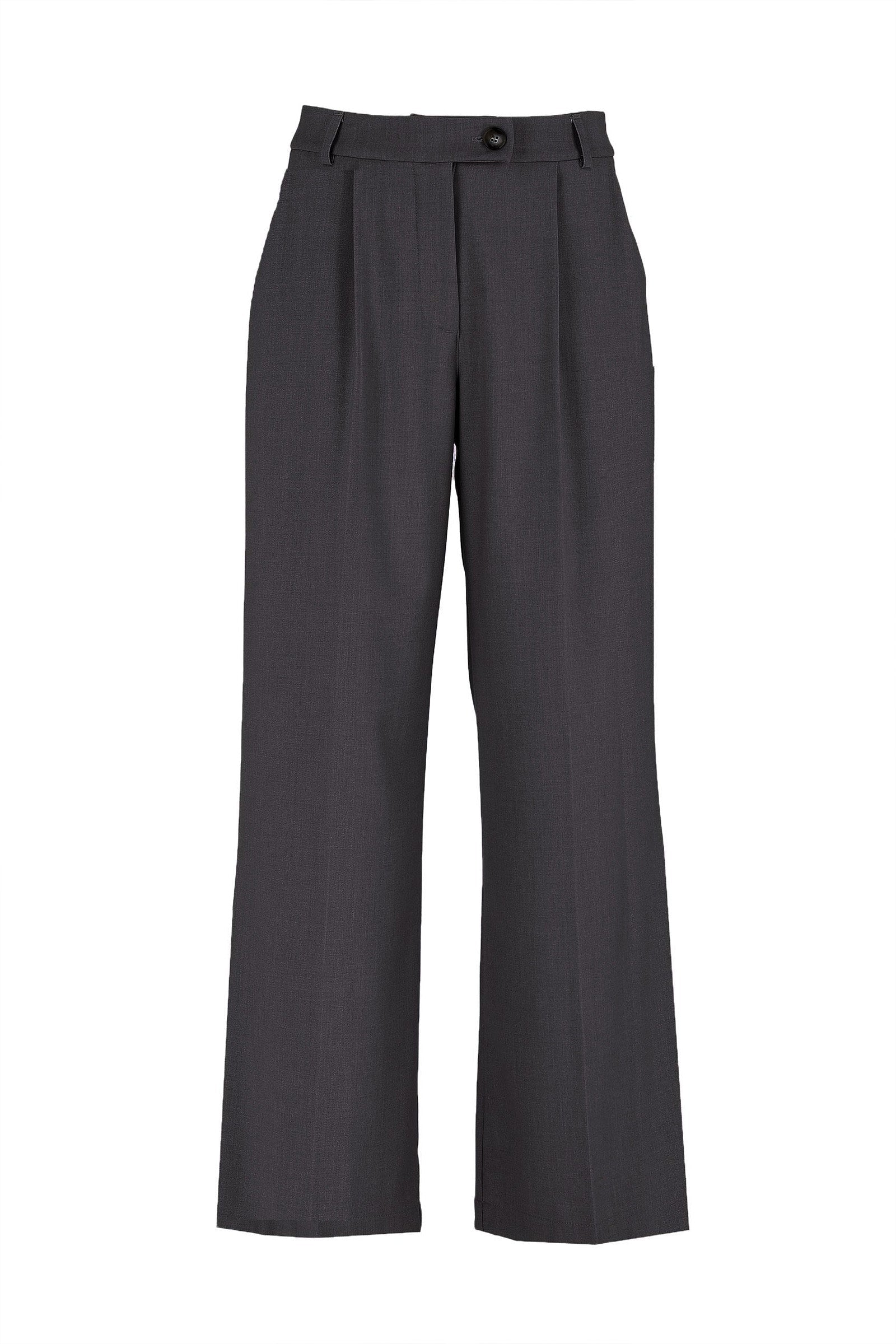 Tamsiai Pilkos Kelnės Livi atellalt