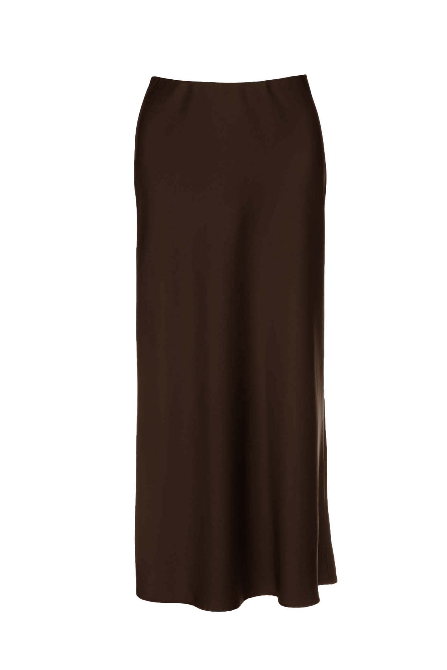 brownsatinskirt