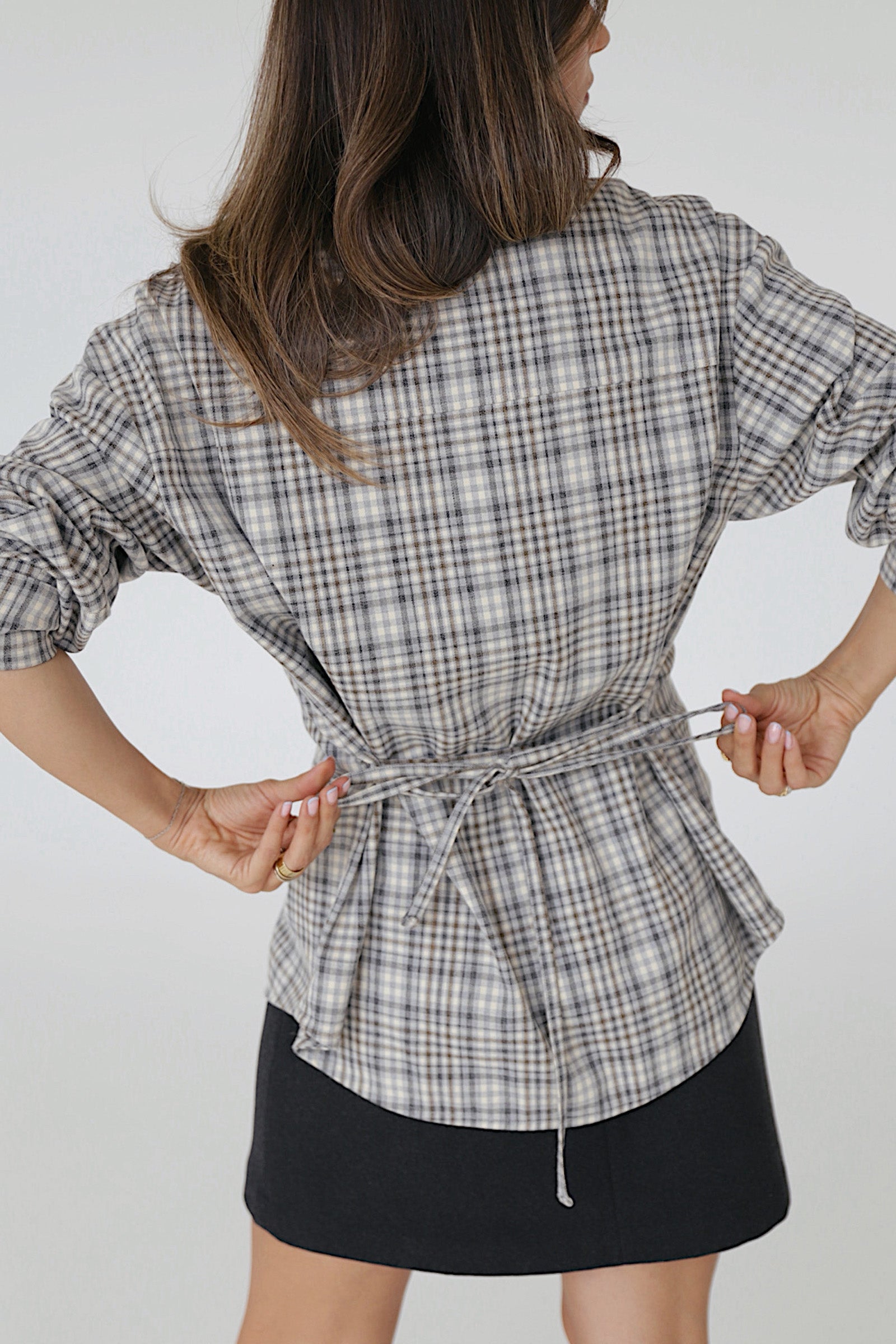 Pilki Languoti Marškiniai Hudson Atella.lt