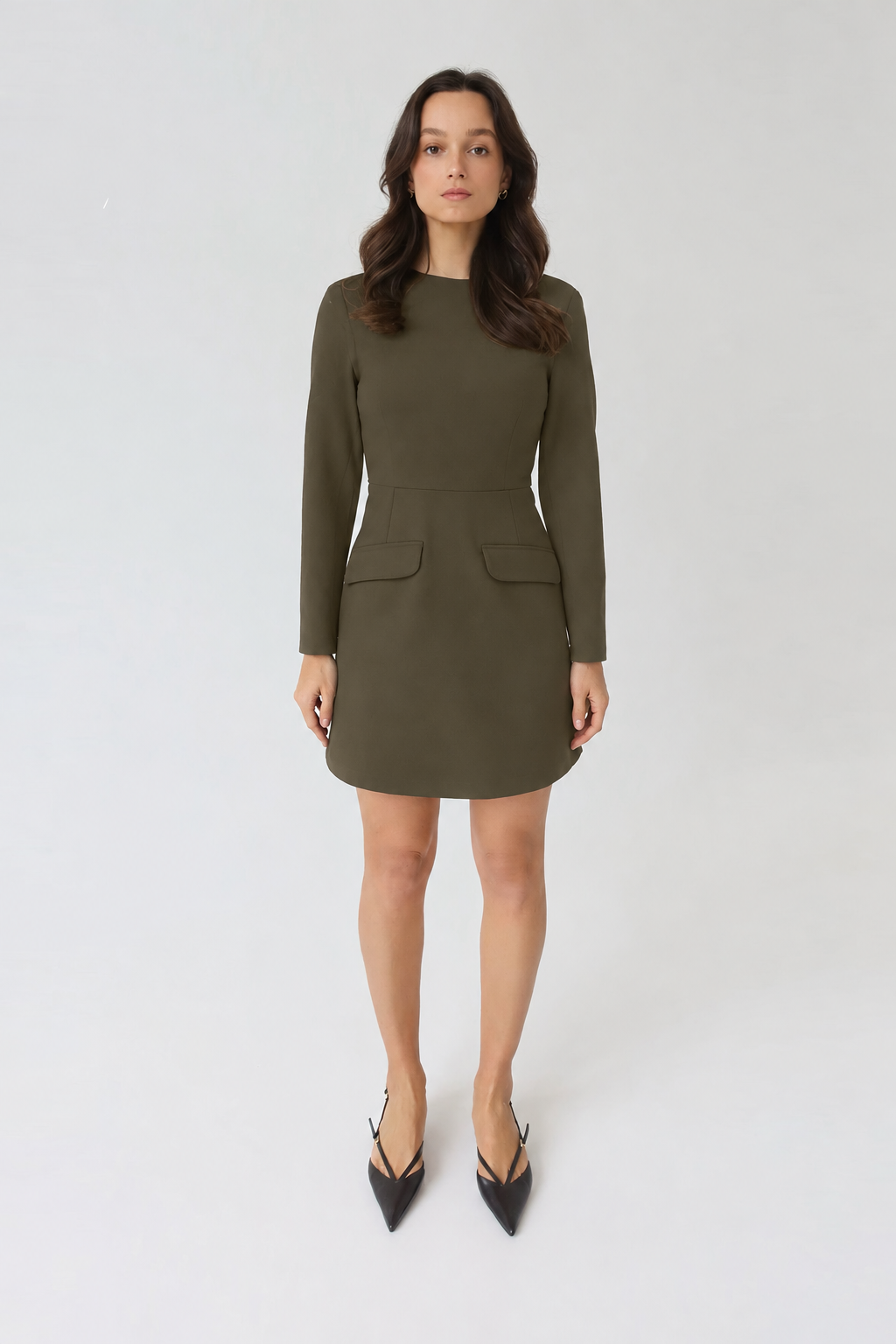 Khaki Suknelė Franca atellalt