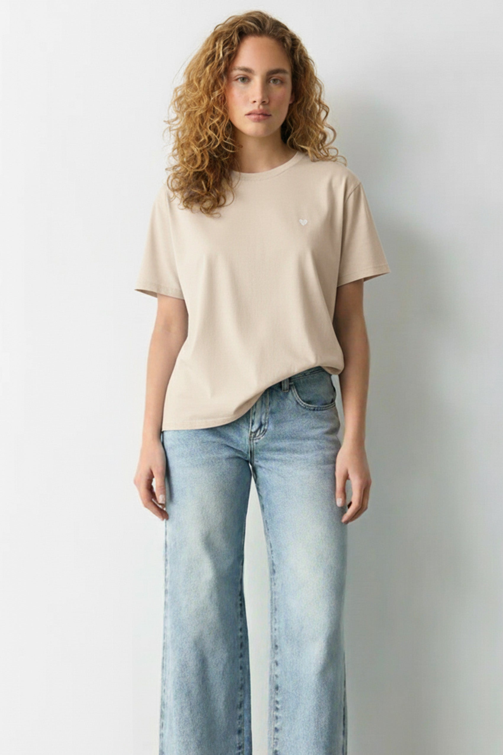 Smėliniai Marškinėliai Love atellalt