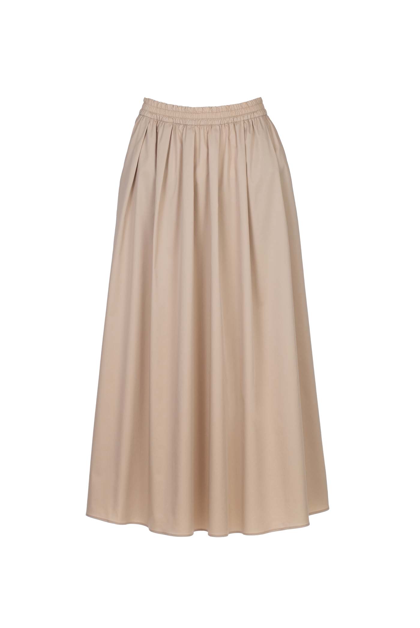 beigemidiskirt