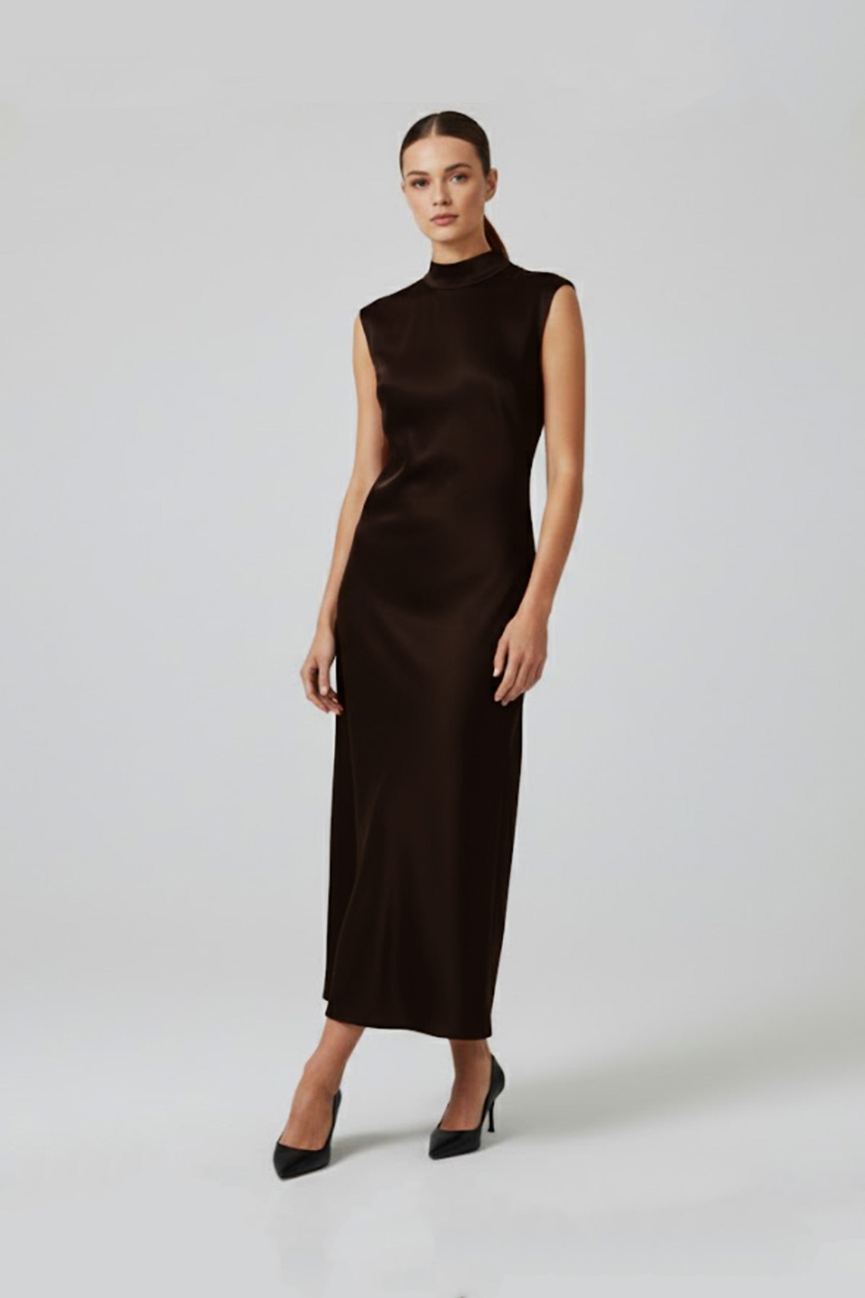 Ruda Suknelė Margot atellalt