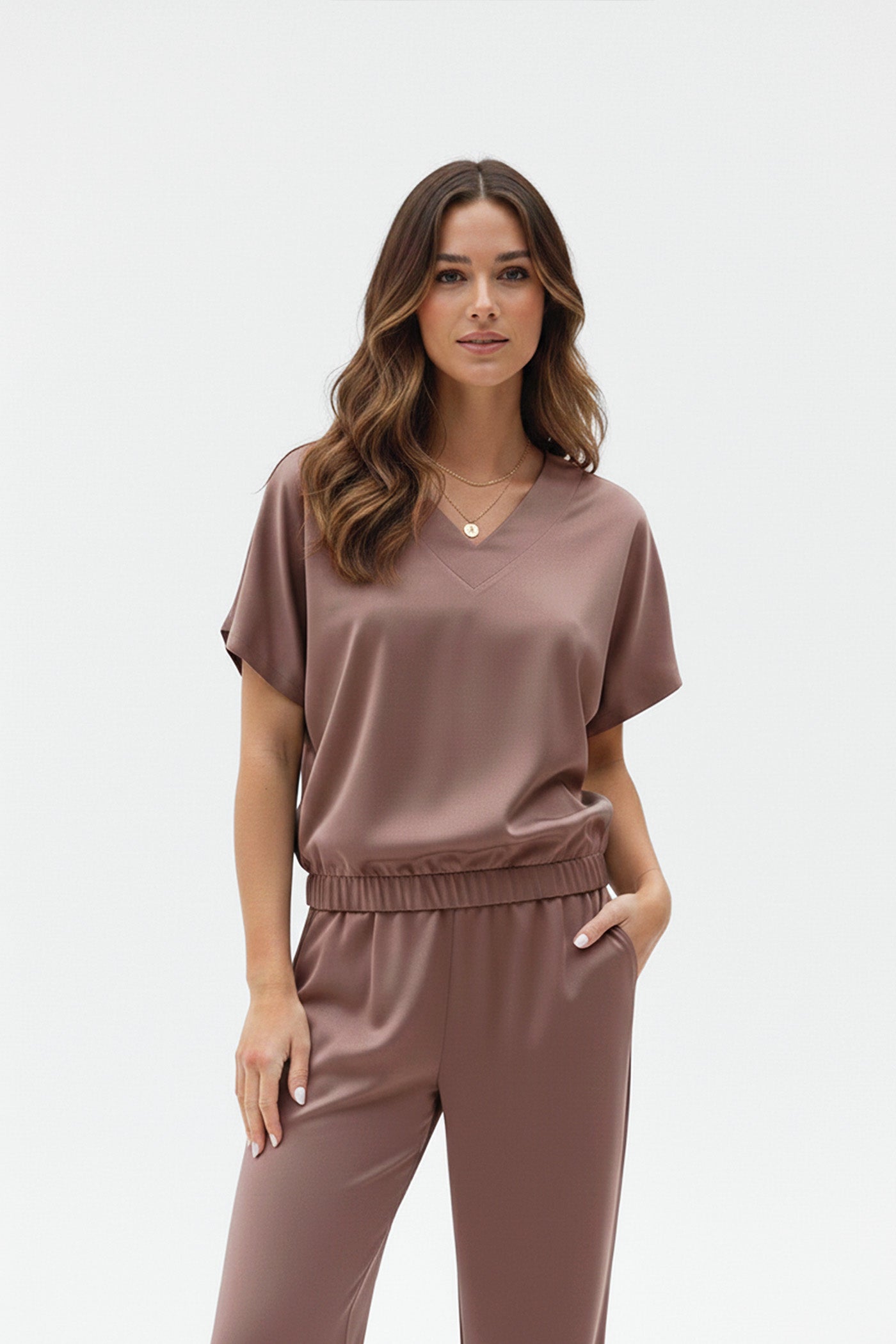 Taupe Palaidinė Elza Atella.lt